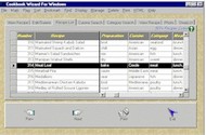 Cookbook Wizard Recipe software screenshot